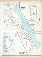 Haddam and Shailorville, Durham, East Haddam, Connecticut State Atlas 1893